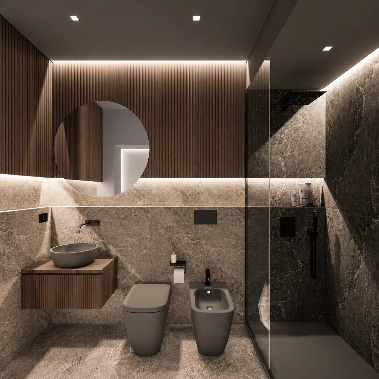 ADP · Bagno in camera · vista frontale