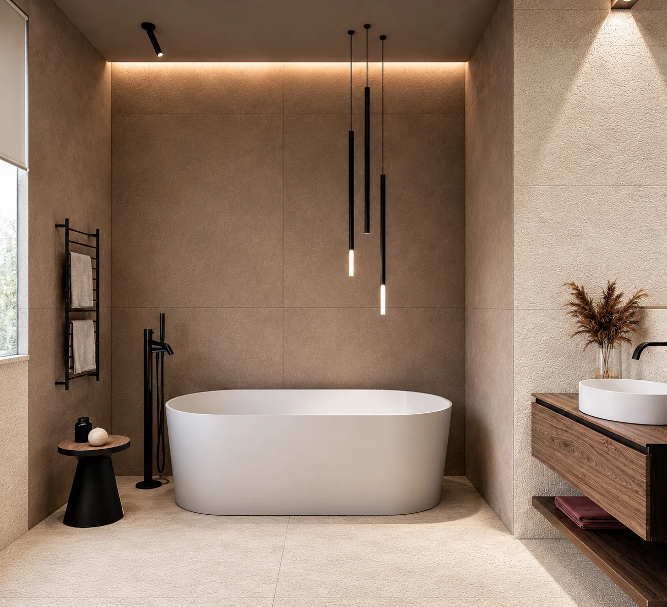 ADP · Bagno notte · vasca freestanding