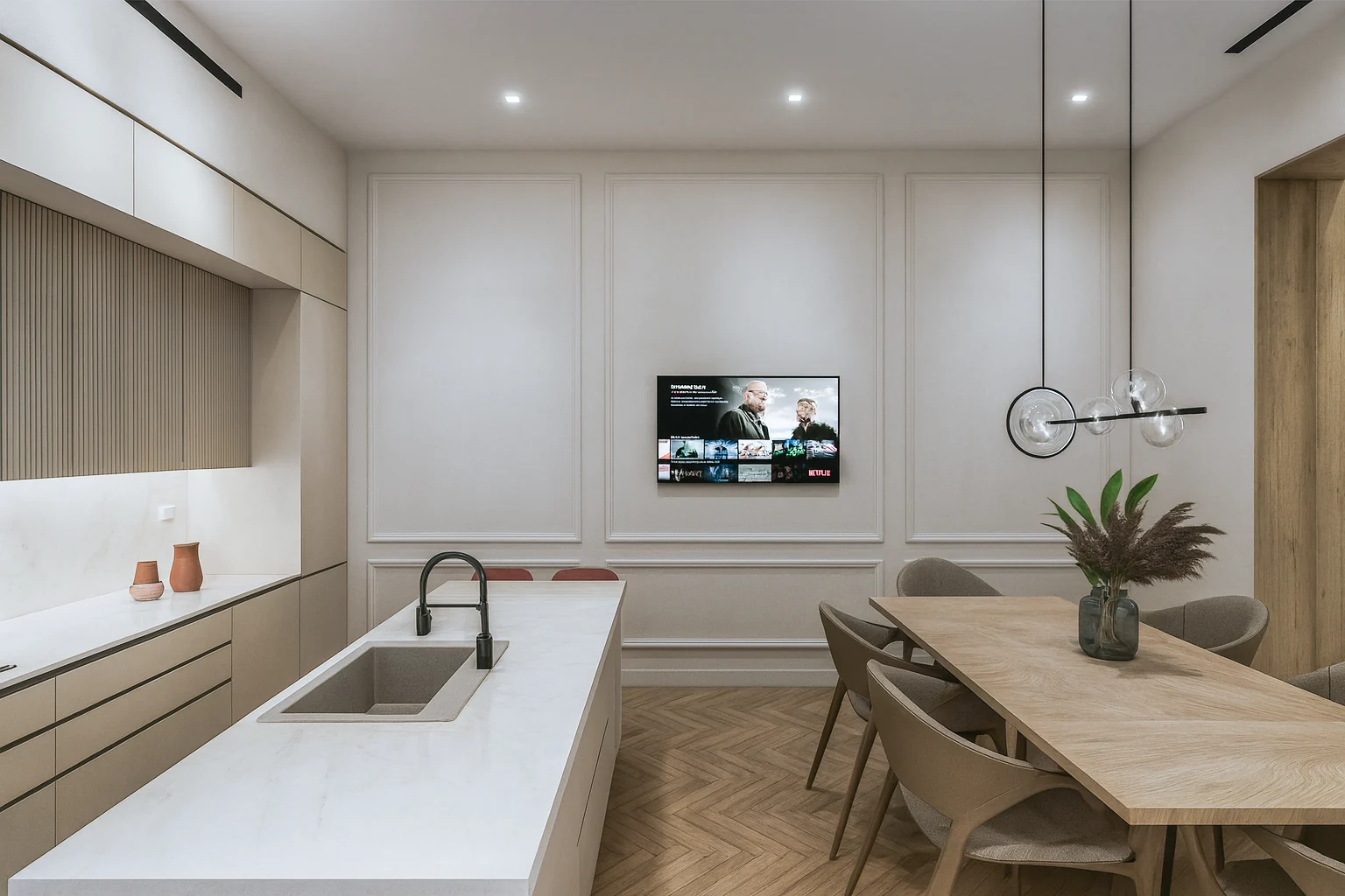 ADP · Render · Le superfici della cucina