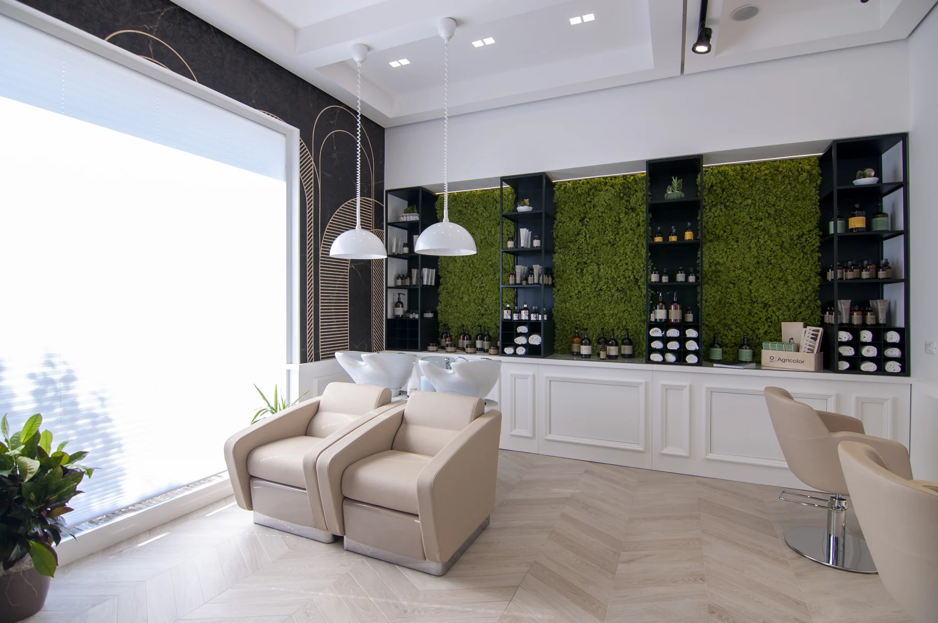 Area lavaggio e luce naturale