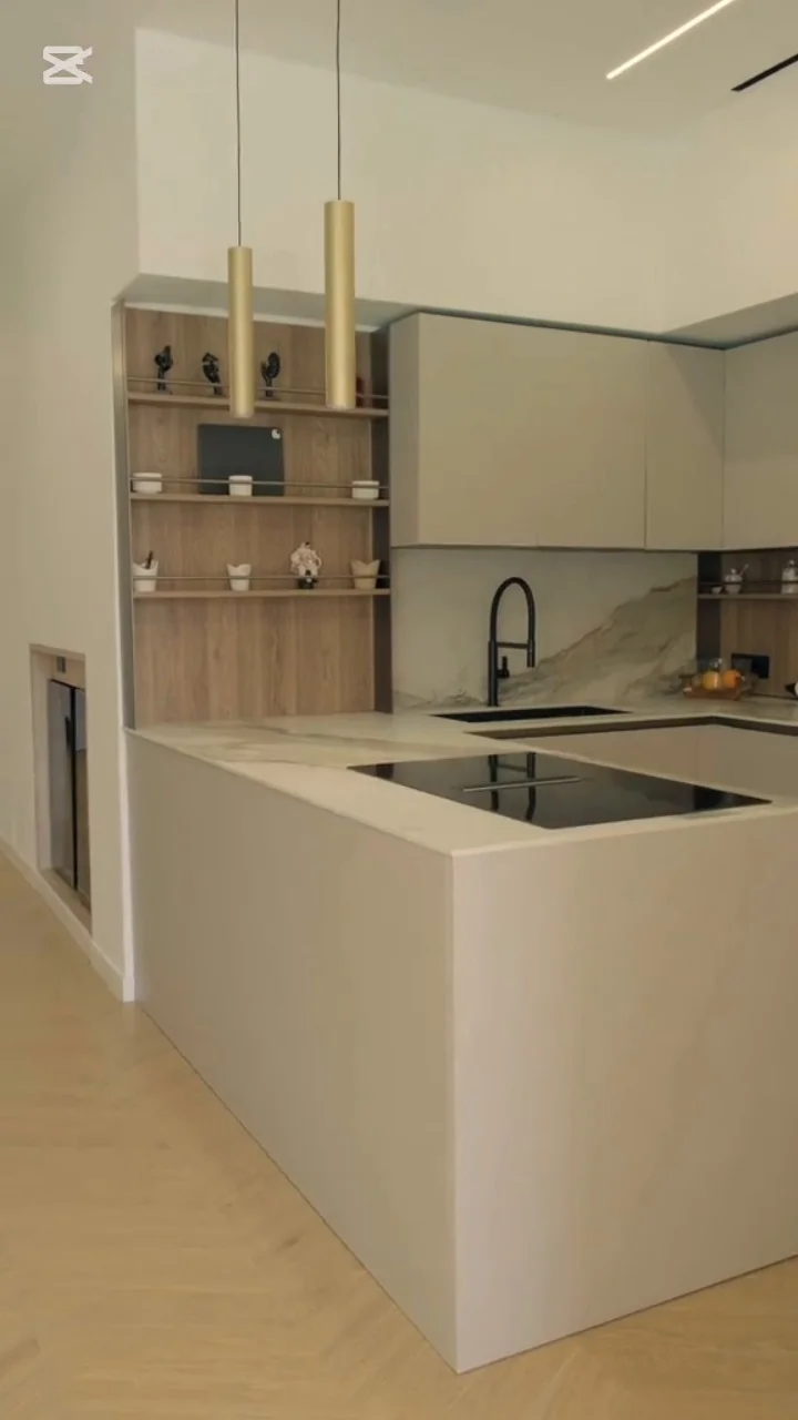 La cucina con penisola