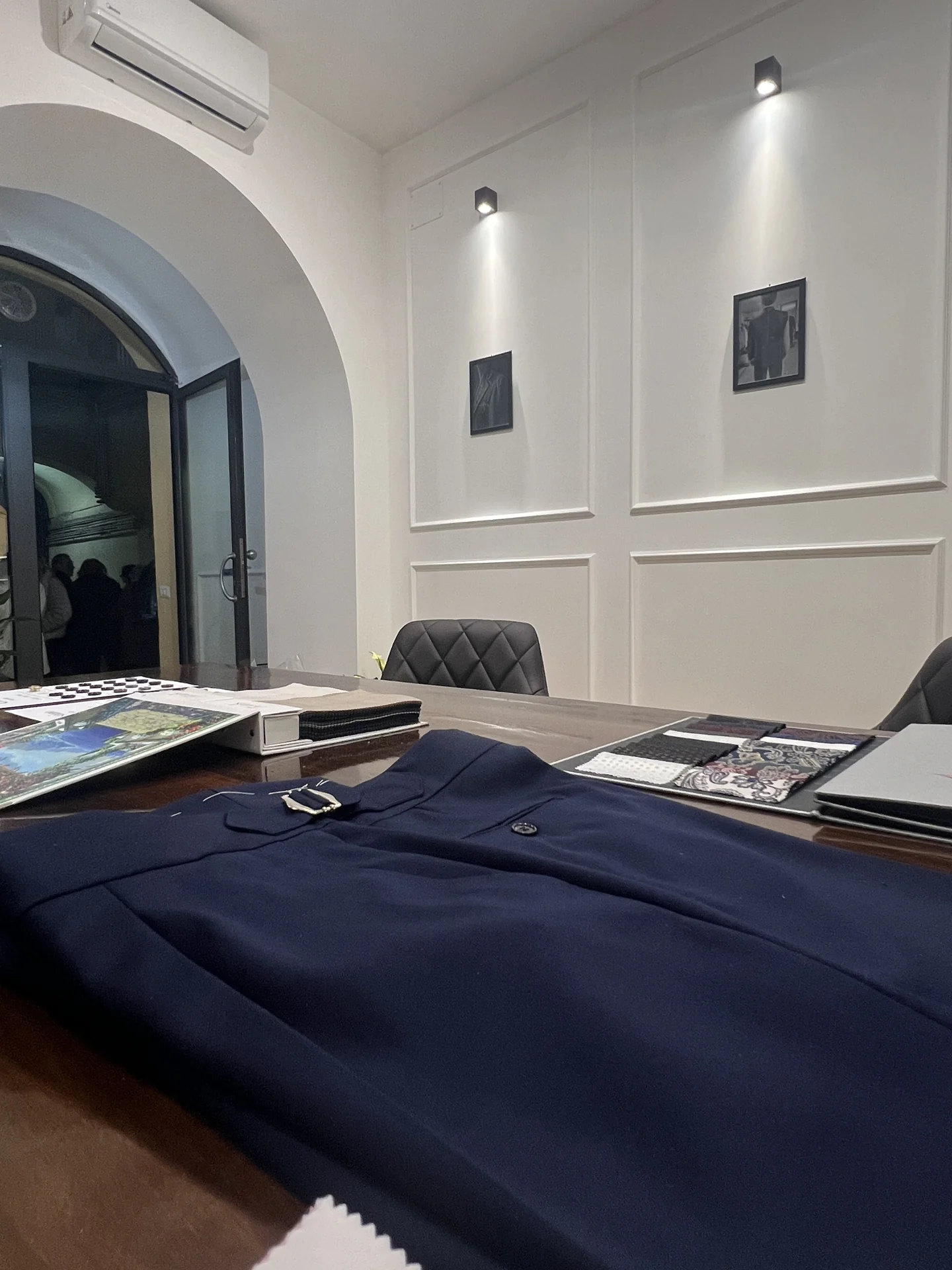 Dettaglio del tavolo di lavoro