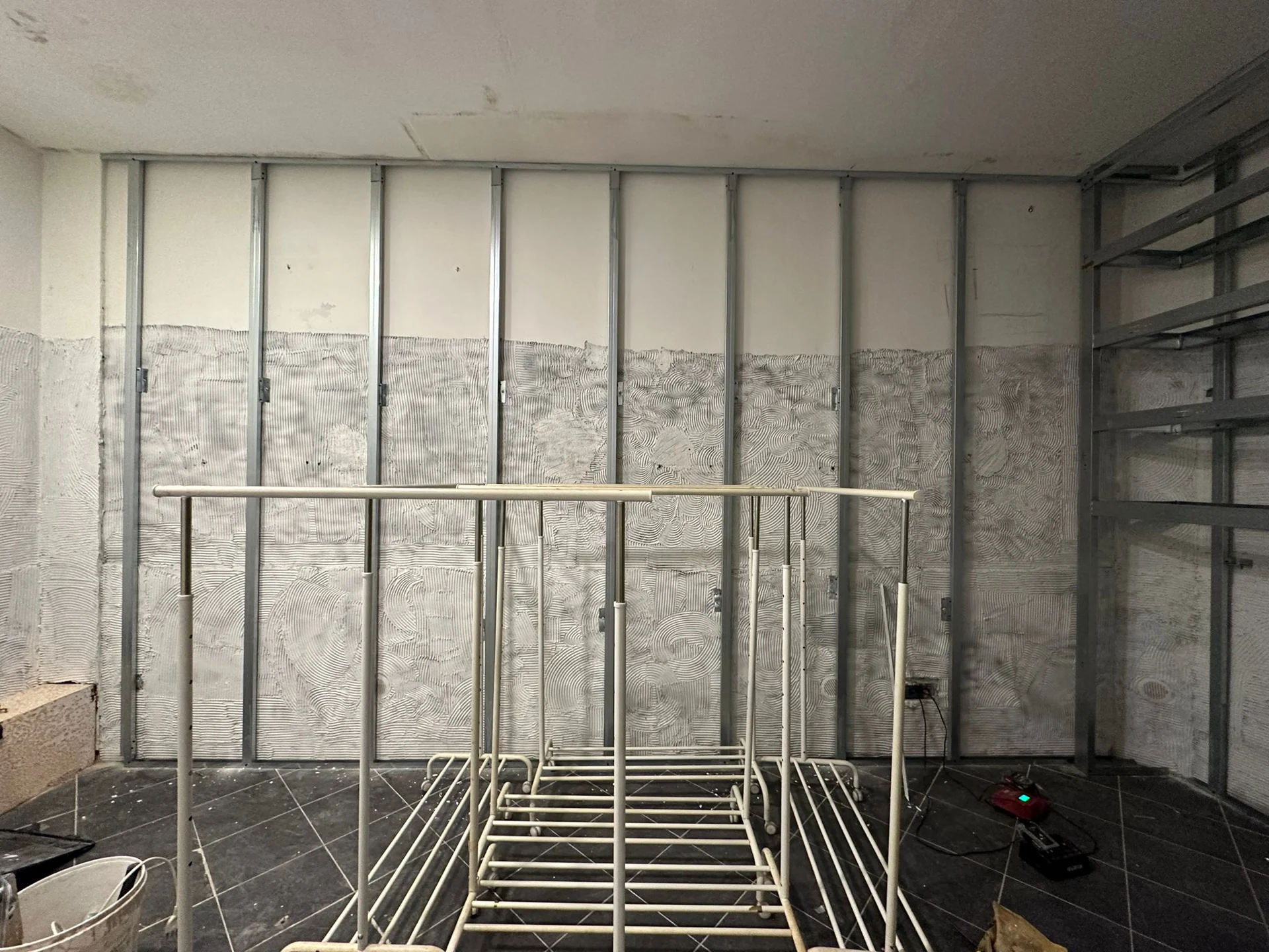 Cantiere · struttura delle contropareti