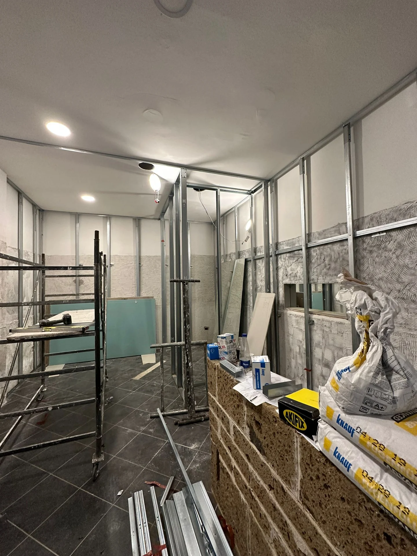 Cantiere · organizzazione dello spazio
