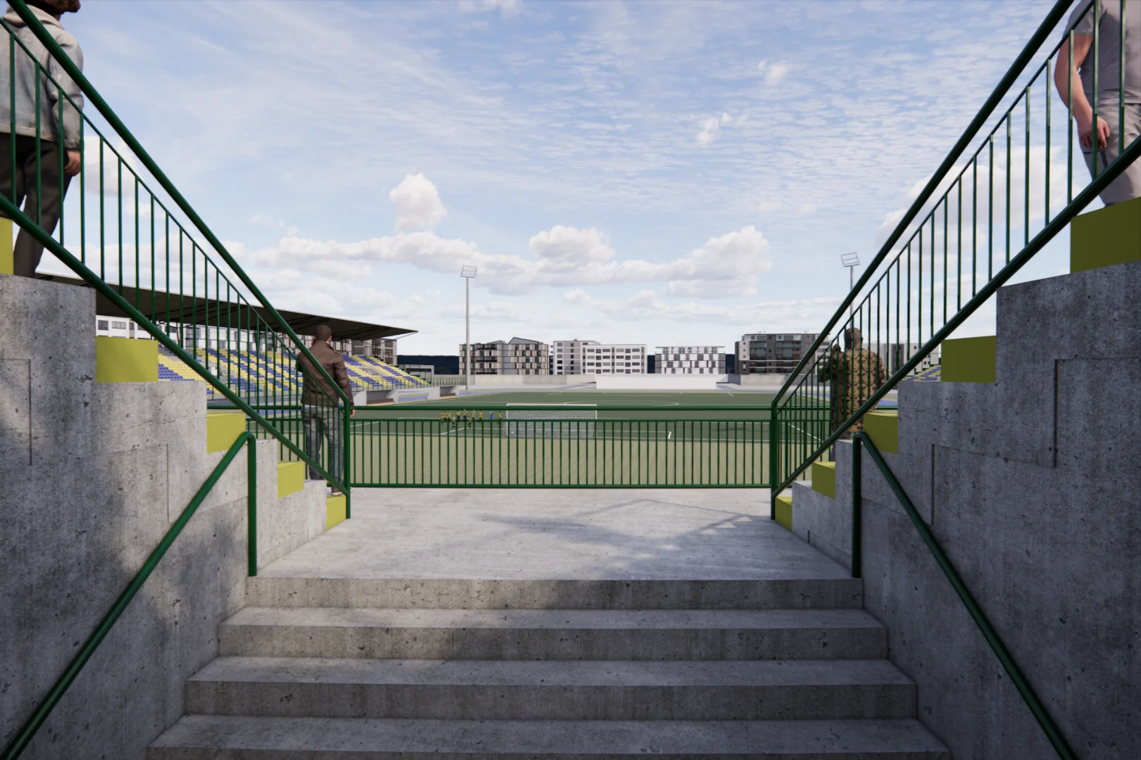 Curva Sud Giugliano · Accesso alle gradinate
