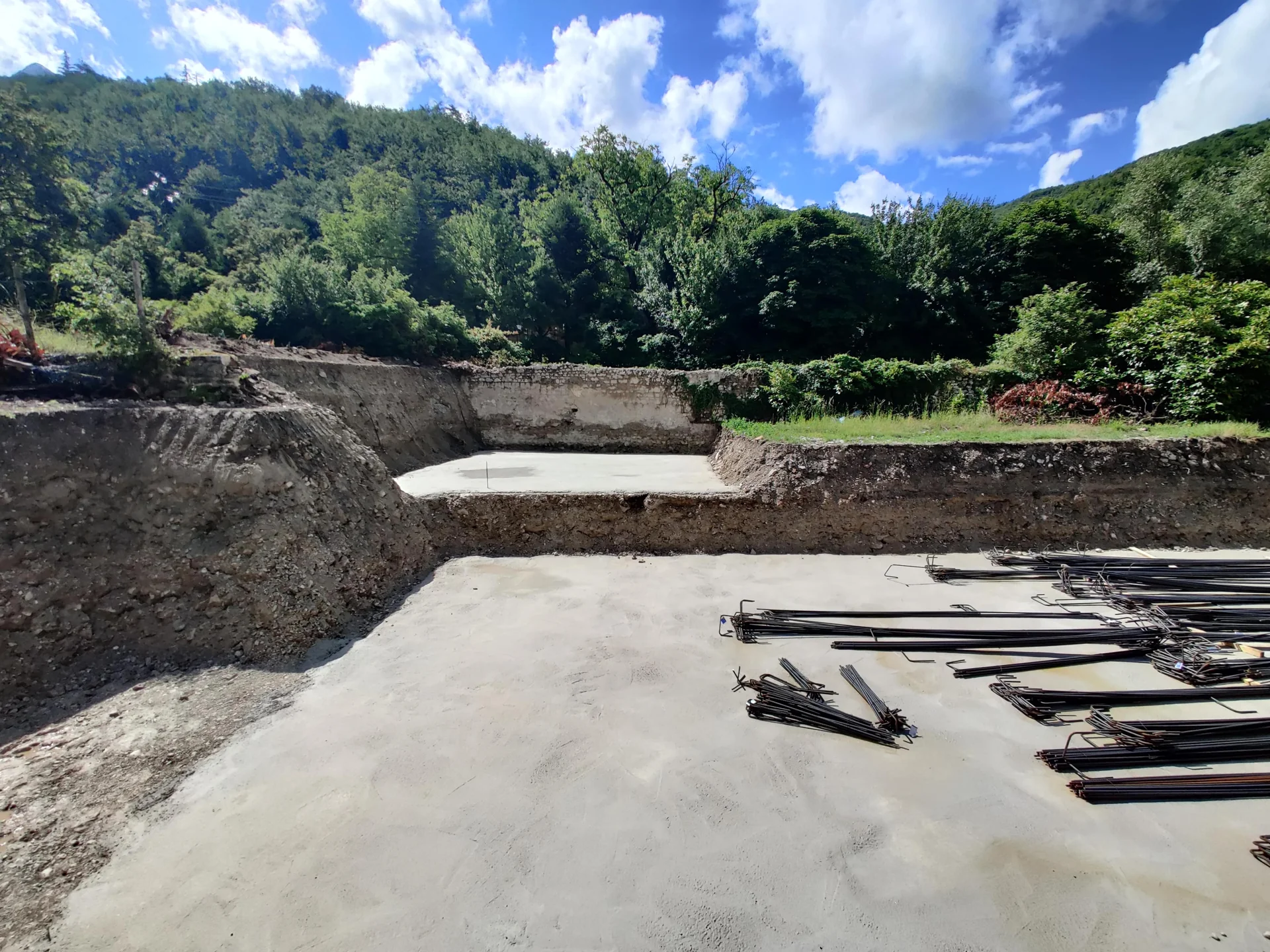 Cantiere di Ussita: strutture e lavorazioni