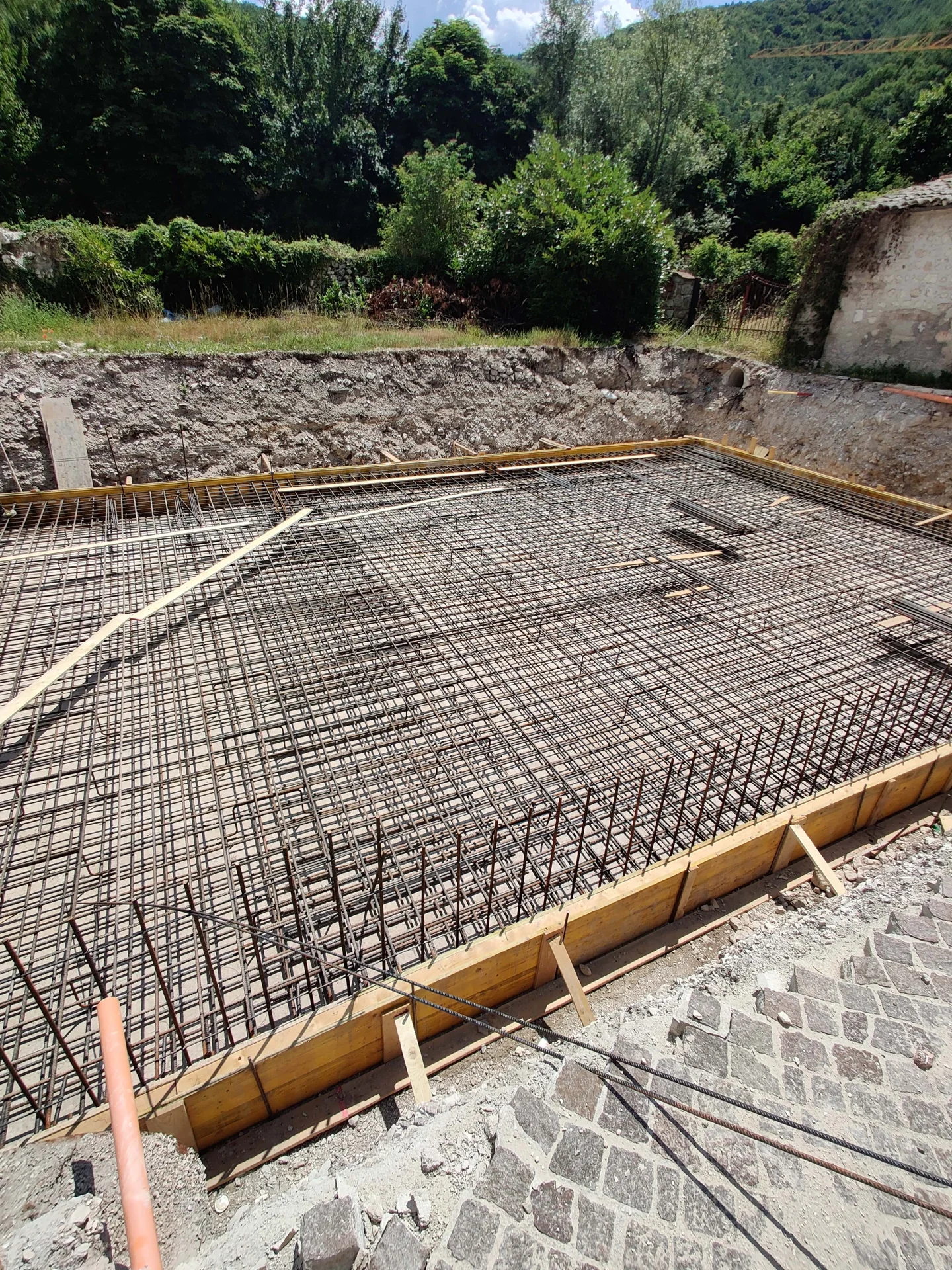 Cantiere di Ussita: strutture e lavorazioni