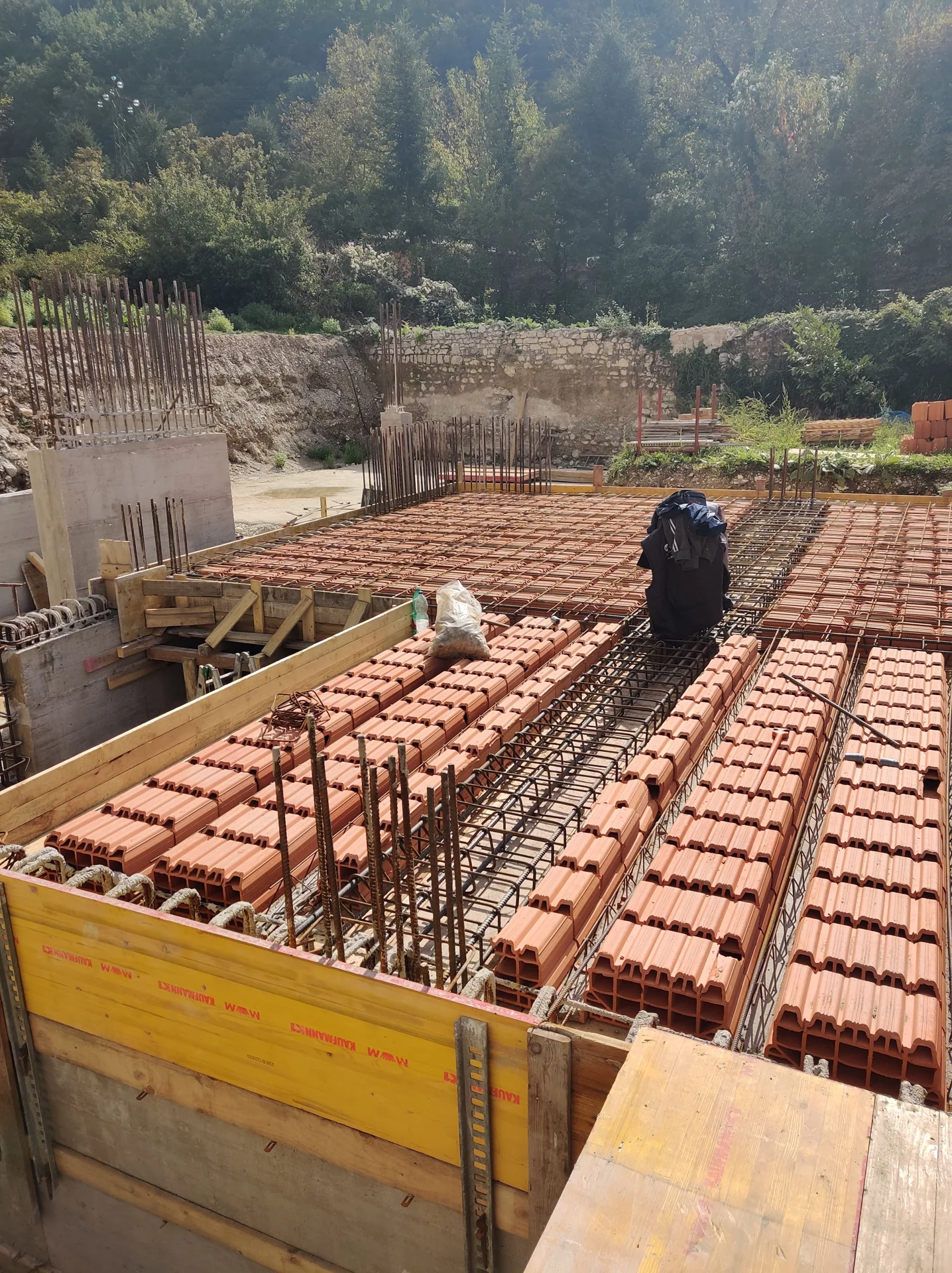 Cantiere di Ussita: strutture e lavorazioni