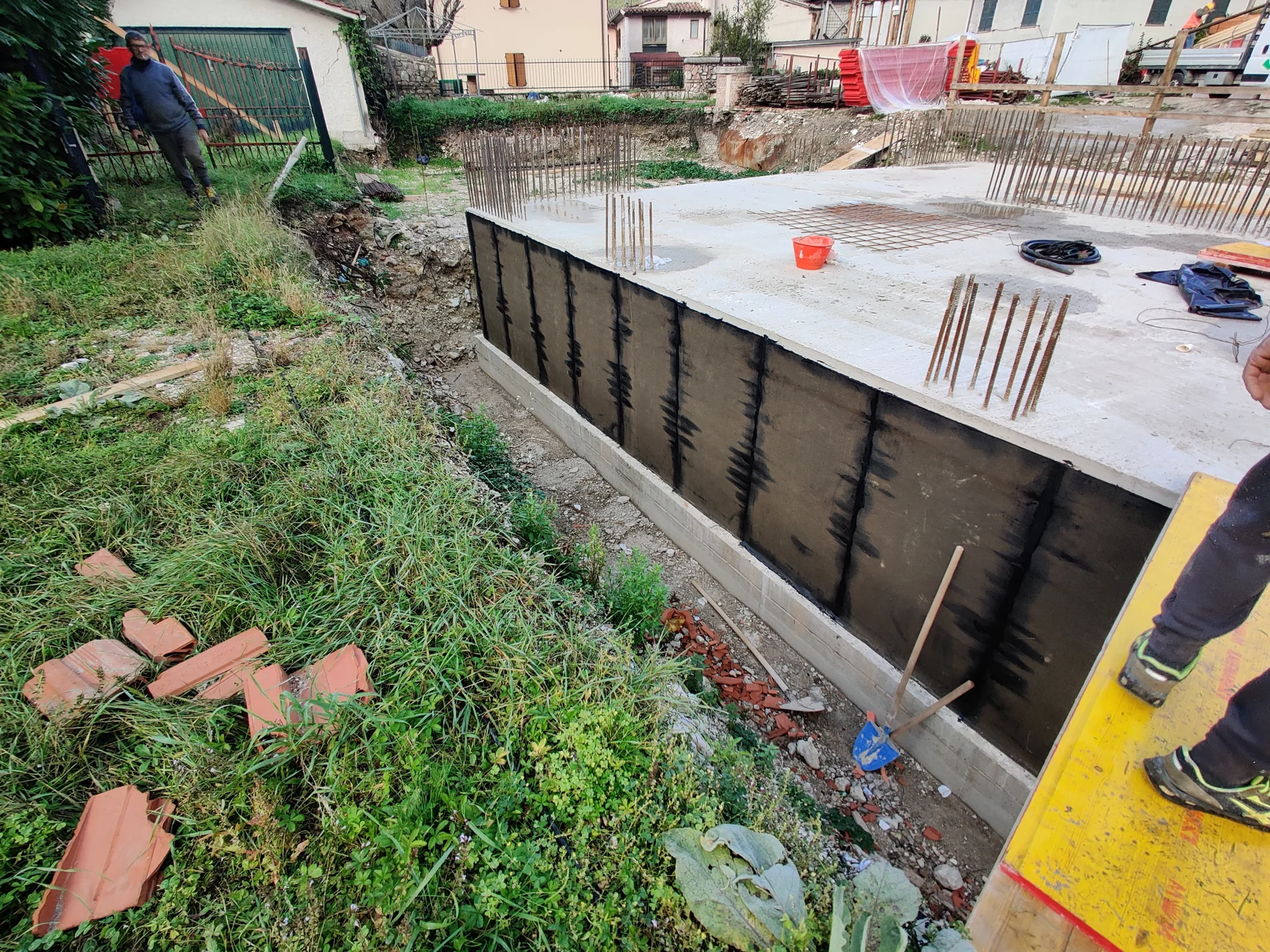 Cantiere di Ussita: strutture e lavorazioni