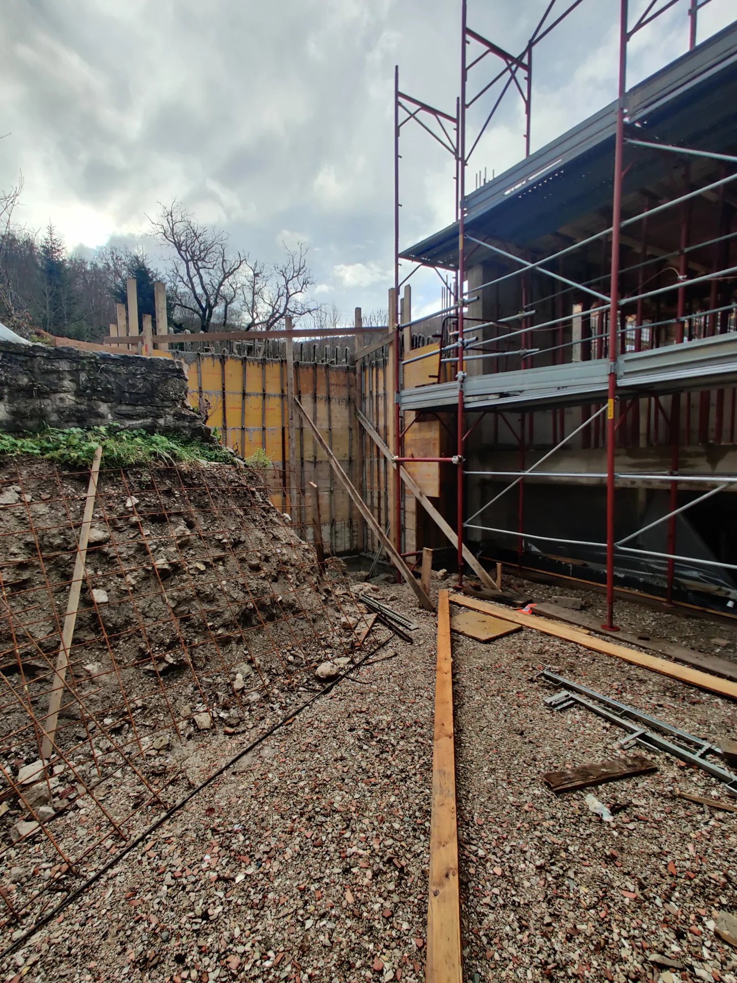 Cantiere di Ussita: strutture e lavorazioni
